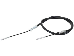 A black Hitch Cable, part number S.152939 from Sparex, features metal connectors on both ends and a coiled middle section. Its outer cable length and durability make it a reliable component for various applications.