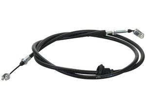 A coiled black throttle cable with metal connectors on both ends, branded with the Sparex name and identified by Part Number S.152986, ensuring reliability.