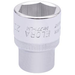 Draper Elora Hexagon Socket, 1/2" Sq. Dr., 22mm - 771-LM 22 - Farming Parts