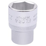 Draper Elora Hexagon Socket, 1/2" Sq. Dr., 22mm - 771-LM 22 - Farming Parts