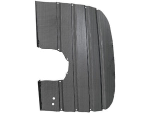 The Sparex Side Grille (Part Number: S.153652) is a perforated metal sheet featuring multiple ridges and two holes on one edge, making it ideal for LH fitting. It is reliable and fully compatible with other Sparex components.