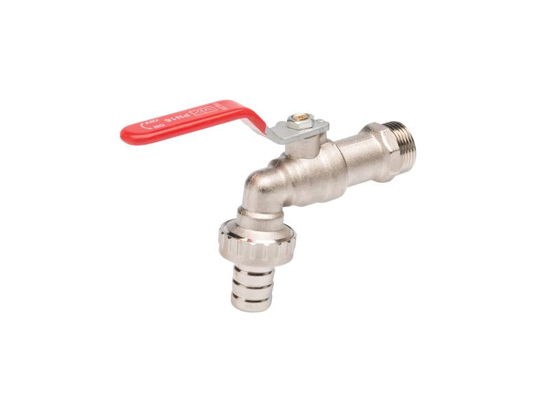 Sparex Bib Tap 1/2 Lever Handle Heavy-Duty Brass Water Fitting | S.153801