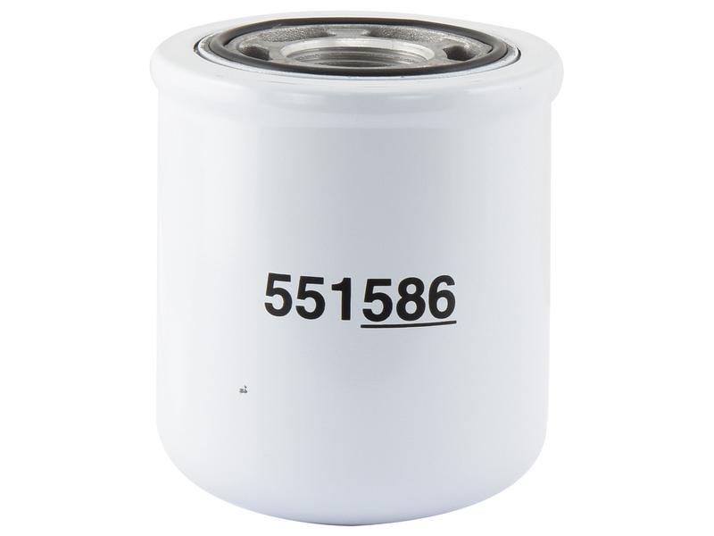 A white cylindrical hydraulic filter with the number "S.154236" printed in black on the side, featuring a cellulose media for enhanced filtration.