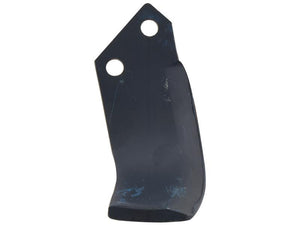 Hardfaced Rotavator Blade  LH 80x9mm Height: 215mm. Hole centres: 51mm. Hole Ø: 16.5mm. Replacement for Howard - Sparex Part No. S.155231