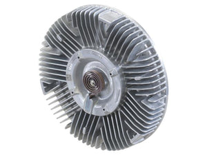 A Sparex Viscous Fan Drive (Sparex Part Number: S.156090) featuring a metallic cooling fan clutch with multiple fins and a central bearing.