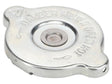 Metallic cap with 'DANGER NEVER OPEN' text on a white background