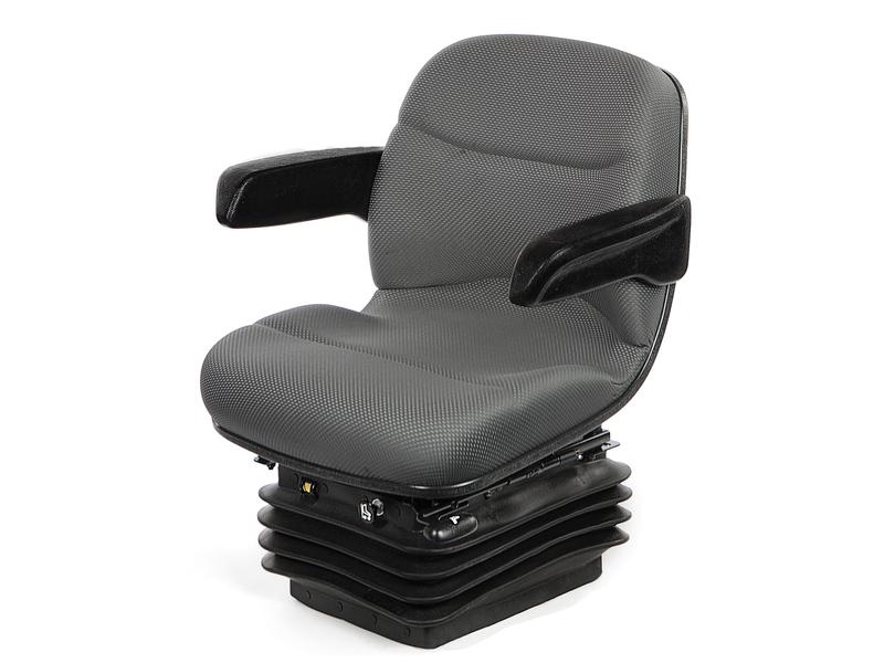 Sparex Compact Air Suspension Seat 12V Fabric with Height Adjustment | S.156646
