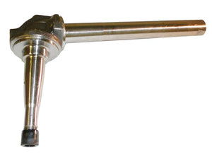 A metal automotive steering component called the Spindle RH, Sparex Part Number S.16003, with a cylindrical body, various machined surfaces, and an integrated wheel hub by Sparex.