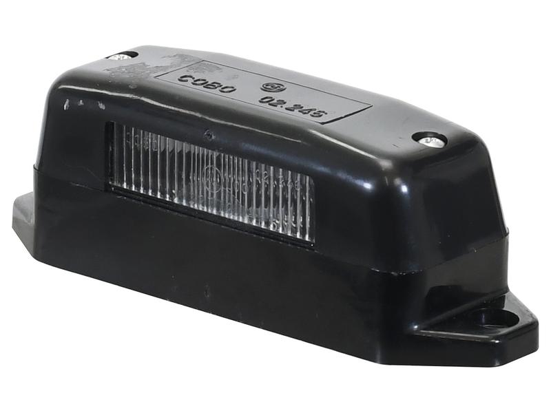 Number Plate Light (Halogen), 12V, RH & LH | Sparex Part Number: S.160719