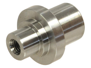 A cylindrical metal mechanical component, known as the King Pin (Sparex Part Number: S.161181) by the brand Sparex, features a threaded hole and is stepped down to smaller diameters, often specified in metric measurements.