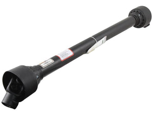 A Sparex PTO Shaft, model S.162392, measuring 1010mm in length with 1 3/8'' x 6 spline quick-release connectors on both ends, typically used in mechanical or automotive applications, placed on a white background. Ideal for managing torque, this high-quality component ensures reliable performance.
