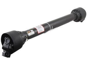 Introducing the Sparex PTO Shaft (Sparex Part Number: S.162400). This 1010mm length black mechanical drive shaft component features protective coverings on both ends, clear labeling, and specifications indicating it includes a 1 3/8'' x 6 Spline Q.R. to 1 3/8'' x 6 Spline Q.R..