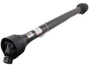 An image of the Sparex PTO Shaft (Sparex Part Number: S.162402) showcases its black cylindrical body with attached yokes and joints, featuring a labeled warning sticker and specific universal joint dimensions. The shaft measures 1510mm in length and has 1 3/8'' x 6 spline Q.R. connections on both ends.