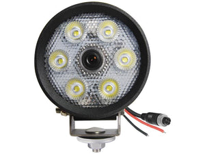 LED Work Light with built in Camera, Wired, 12V - Sparex Part No. S.162713