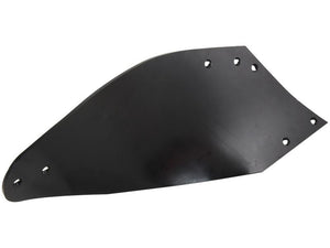 A flat, black, irregularly shaped sheet of material with multiple pre-drilled holes along the edges, ideal for RH fitting and adhering to Primary OE Reference standards. This product is specifically the Mouldboard - RH (Gregoire Besson) designed to fit as 173436 with Sparex Part Number S.162757 from the Sparex brand.