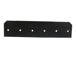 A Landside Reversible (Kuhn) black rectangular metal plate with six evenly spaced circular holes, designed for use with Vulcan Fasteners and compatible with Sparex Part Number S.162766 and Primary OE Reference 279140.