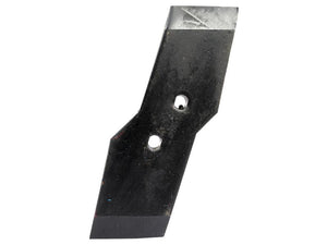 A Reversible Plough Point (Marathon) LH, 12mm thick and identified as part S.162786 by Sparex, is shown against a plain white background. This metal blade, which matches OE Reference 622129 (Kuhn), features a black rectangular design with two holes.