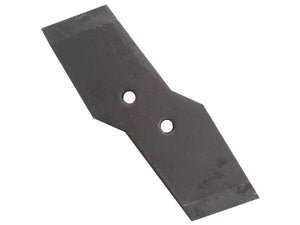 The Sparex Reversible Point (Olympic) RH, with a thickness of 15 mm and featuring two symmetrical cutting edges and two holes in the center, is designed for use with garden tools or machinery attachments. This part corresponds to Kuhn model 622174, identified by Sparex Part Number S.162793.