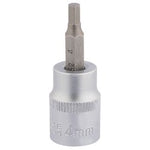 Draper Socket With Hexagonal Bit, 3/8" Sq. Dr., 4mm - D-HEX/B - Farming Parts