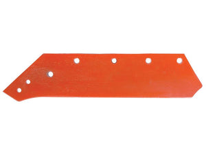 The Share - LH, 18" (455mm) metal blade from Sparex, featuring six holes and a compatibility with Vulcan Fasteners, is designed for use in agricultural or industrial equipment and fits as KK073007 (Sparex Part Number: S.162834).