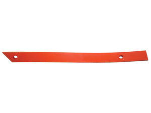 The Sparex Slat - RH No.3 (Kverneland), identified by the part number S.162866, is a red, flat metal blade with two holes, one at each end, ideal for RH fitting applications as KK083213 RH.