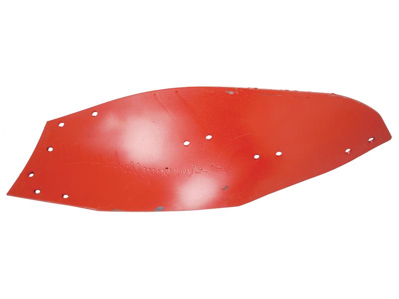 Red Mouldboard - LH (Kverneland) with multiple holes and a rough surface, likely a component of Sparex used in larger structures or machinery.