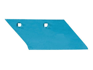 The Sparex Skim Point - RH (Lemken) with product code S.162888 and fitting as 3363720 is a blue metal blade featuring two bolt holes, designed for agricultural or industrial machinery, and compatible with Lemken components.