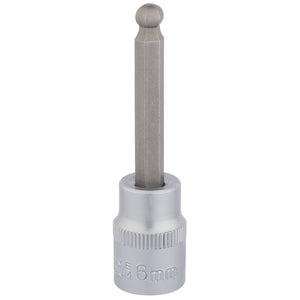 Draper Ball End Hexagonal Socket Bits, 3/8" Sq. Dr., 6mm - D-HEX-BALL/B - Farming Parts