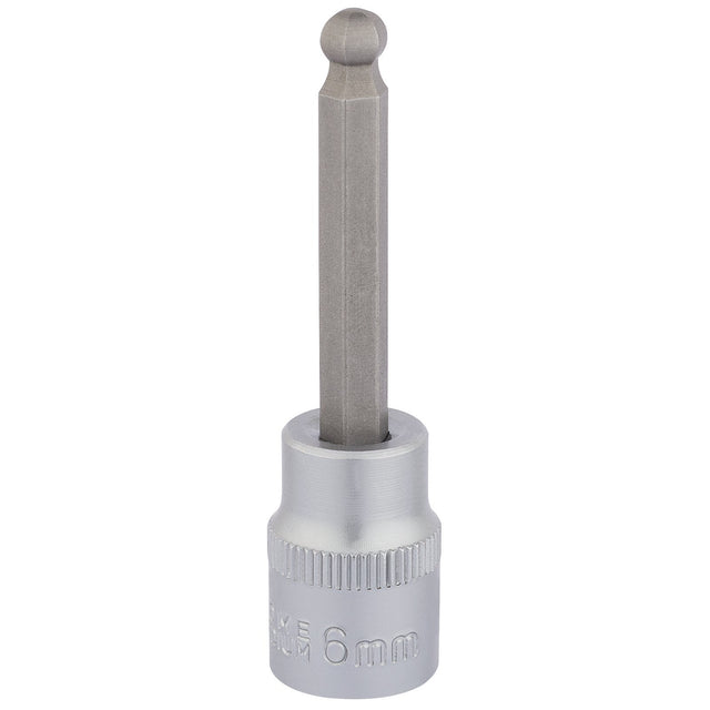Draper Ball End Hexagonal Socket Bits, 3/8" Sq. Dr., 6mm - D-HEX-BALL/B - Farming Parts