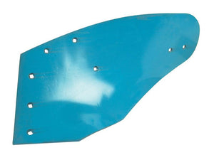 A blue replacement plough board component with multiple mounting holes, the "Mouldboard - LH (Lemken) To fit as: 3440779," compatible with Vulcan Fasteners and designed for an LH fitting, available under the Sparex brand with part number S.162918.