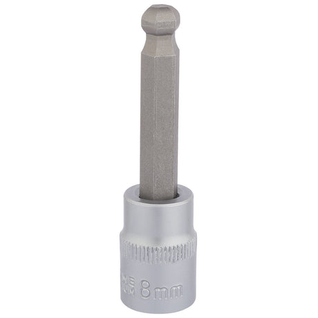 Draper Ball End Hexagonal Socket Bits, 3/8" Sq. Dr., 8mm - D-HEX-BALL/B - Farming Parts