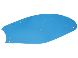 A blue curved metal sheet with six small holes along its edges, designed for RH fitting and primarily referenced as S.162921 under the Sparex brand name, intended as a Mouldboard - RH for Lemken (3441140).