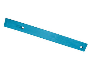 A blue metal bar with a rectangular shape and two square holes, provided by Sparex, part number S.162933 (Slat - RH No.2 (Lemken), to fit as 3444024).