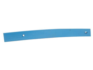 A blue metal strip with two cut-out holes, one near each end, on a white background. This Slat - LH No.2 (Lemken) is identified as Primary OE Reference 3444025 and crafted by Sparex.