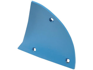 Blue, convex metal plate with four threaded holes from the LH Primary OE Reference series by Sparex, model S.162958.