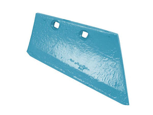 Identified as 27150101, the Sparex Skim Point - RH (Rabewerk) features a turquoise rectangular metal piece with two square holes on the upper side, commonly used in Vulcan Fasteners.