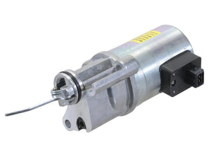 Image of a cylindrical automotive part with an electrical connector, likely the Fuel Shut Off Solenoid for Deutz-Fahr AGROTRON tractors. It is branded as Sparex and identified by Sparex Part No.S.163169. This solenoid has a metal wire extending from one end.