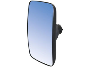 A Sparex Mirror Head - Rectangular, Convex, 341 x 242mm (Part Number: S.163217) with a black frame and slightly curved edges, isolated against a white background.