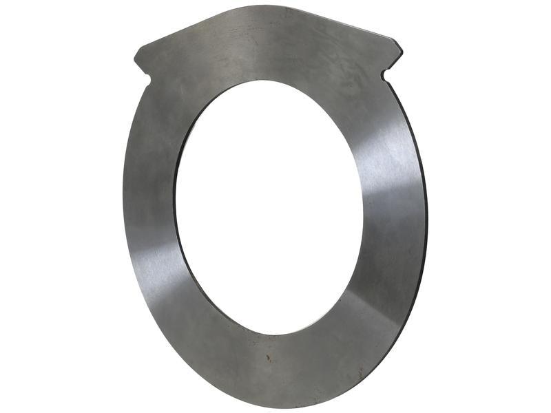 This Intermediate Brake Disc from Sparex, available under Part Number S.163320, is a flat, metallic, circular component with an open center (Inner Ø 156 mm) and a slightly protruding tab at the top. It boasts an Outer Ø of 248 mm and is ideal for various applications.