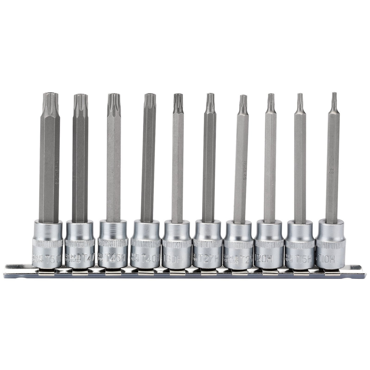 Draper Tx-Star&#174; Security Socket Bit Set, 3/8" Sq. Dr. (10 Piece) - D-TXT/10/100 - Farming Parts