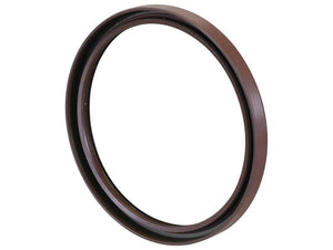 The Crankshaft Seal - Rear (Sparex Part Number: S.163384) by Sparex is a brown circular oil seal with a rubber lip, designed for sealing machinery surfaces to prevent oil leakage, and is suitable for Deutz BF6M1013E engines.