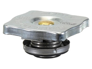 The Radiator Cap (Sparex Part Number: S.163425) features a square top and a central brass element, specifically designed for vehicle cooling systems. Compatible with various inner diameters and available through the Sparex brand, it ensures optimal performance. Refer to the Tariff Code for import specifics.