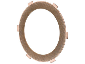 An oval metal ring with a textured surface and small tabs extending outward at intervals, reminiscent of components found in Deutz-Fahr AGROTRON machinery, is the PTO Clutch Plate (Sparex Part No. S.163449) from Sparex.