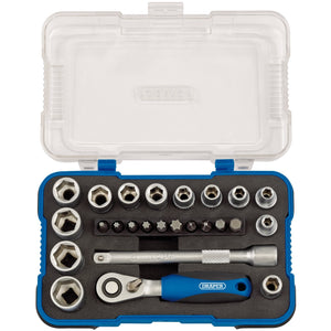 Draper Metric Socket Set, 1/4" Sq. Dr. (25 Piece) - BD25M - Farming Parts