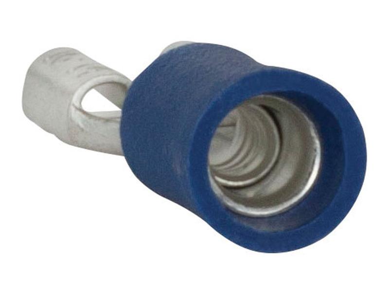 Sparex Pre Insulated Spade Terminal, Double Grip - Female, 6.3mm, Blue (1.5 - 2.5mm) | S.163559 - Product Image 2