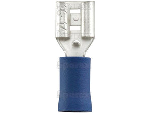 Sparex Pre Insulated Spade Terminal, Double Grip - Female, 6.3mm, Blue (1.5 - 2.5mm) | S.163559 - Product Image 3