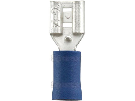 Sparex Pre Insulated Spade Terminal, Double Grip - Female, 6.3mm, Blue (1.5 - 2.5mm) | S.163559 - Product Image 3