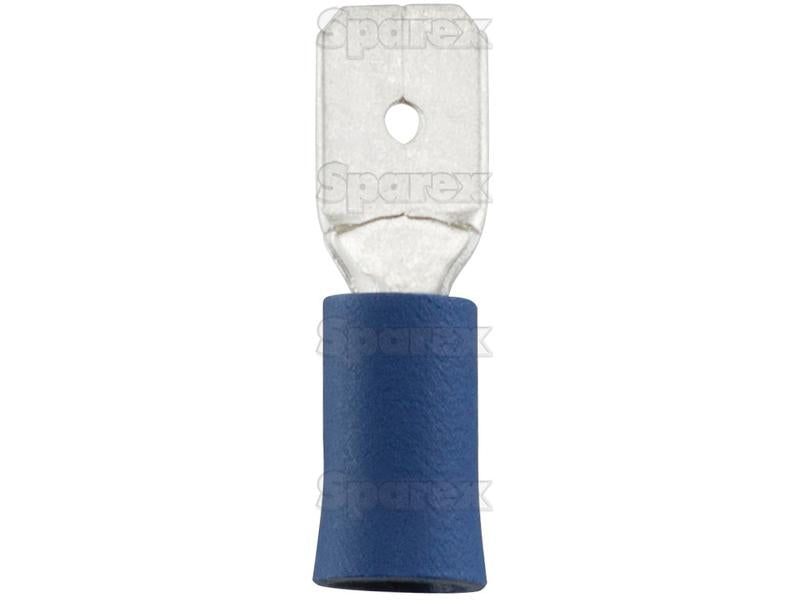 Sparex Pre Insulated Spade Terminal, Double Grip - Male, 6.3mm, Blue (1.5 - 2.5mm) | S.163562 - Product Image 3