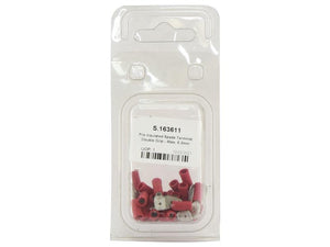 Sparex Agripak 25 pcs. Pre Insulated Spade Terminal Male, 6.3mm, Red | S.163611 - Product Image 2