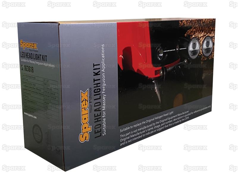 Sparex LED Head Light Kit, Interference: Class 3, RH & LH (RH Dip), 1560 - 2760 Lumens Raw, 10-30V | S.163619 - Product Image 7